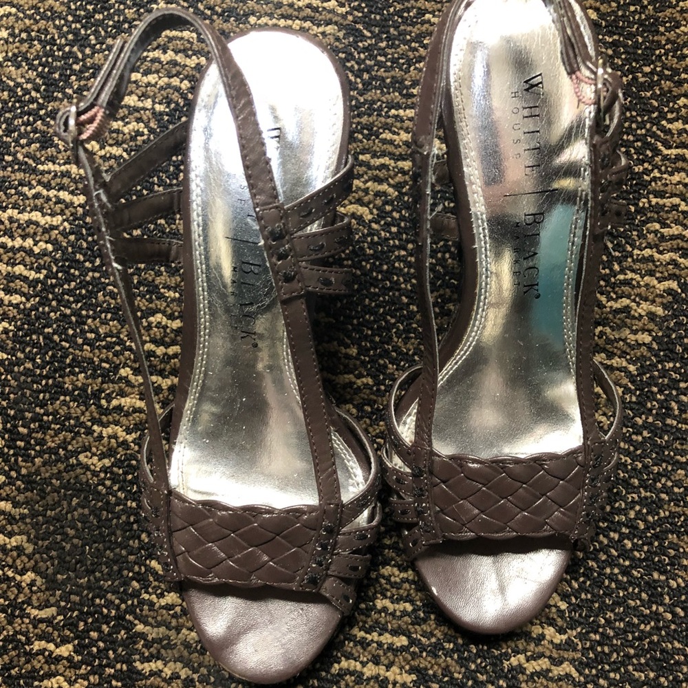 White House Black Market Wedge Heels